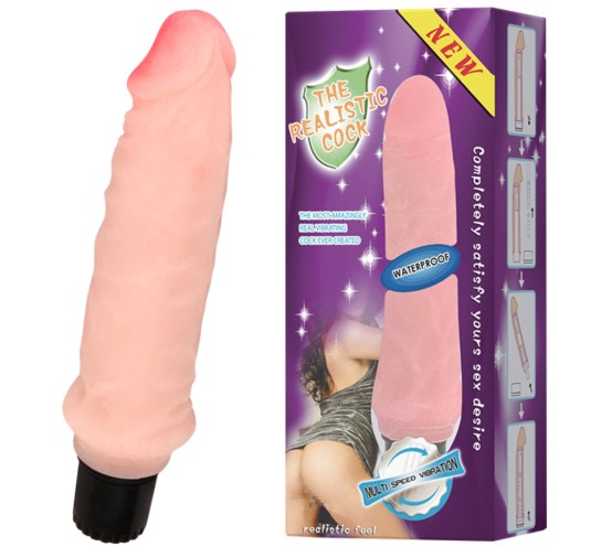 Naturalny wibrator delikatny realistyczny sex 20cm